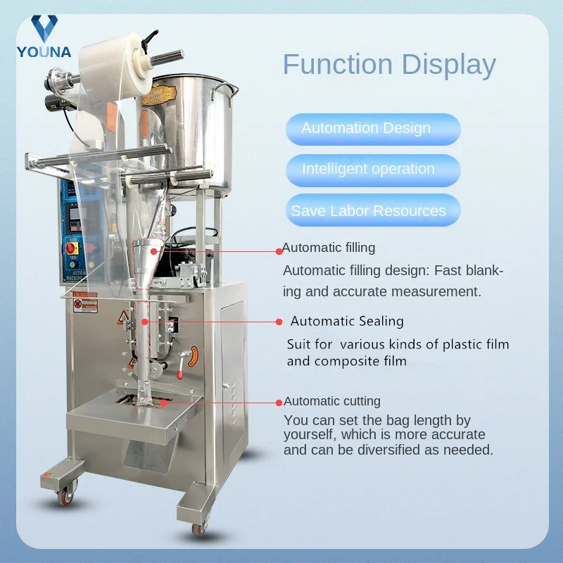 VFFS Fully Automatic Liquid Bag Filling Sealing Packaging Juice Water Ice Popsicle Stick Jelly Bar Strip Lolly Packing Machine