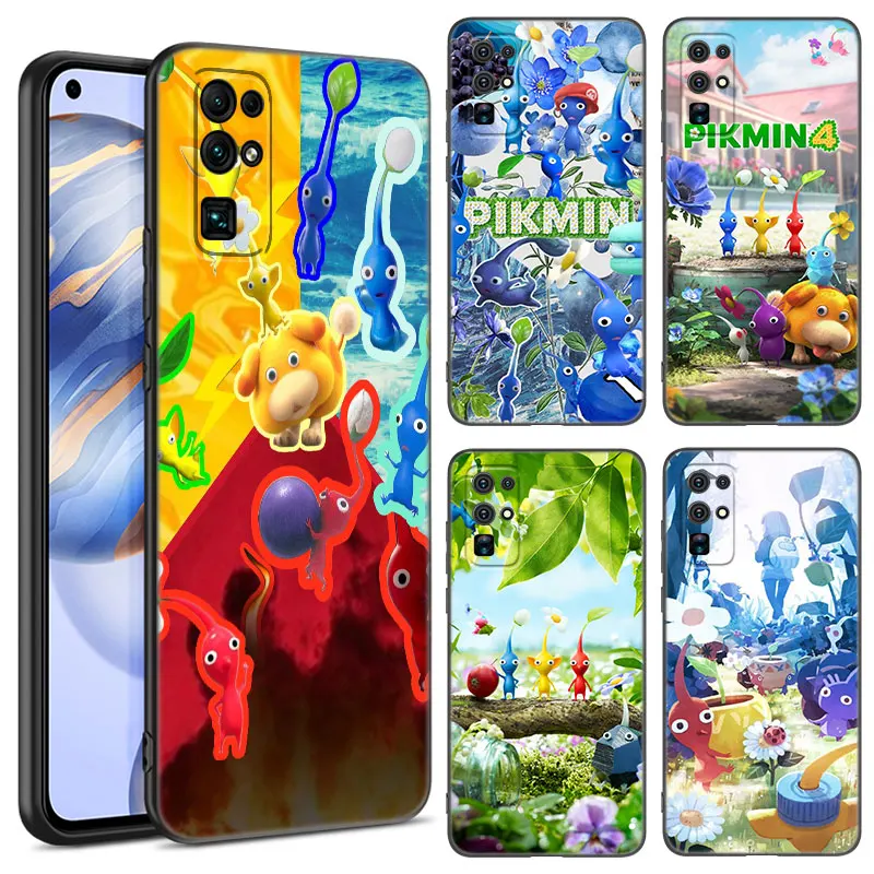 Pikmin Game Black Phone Case For Honor 70 90 200 Magic 4 5 6 Lite X5 X6A Plus X6S X7A X8A X8B X6 X7 X8 X9 4G X9A X9B 5G