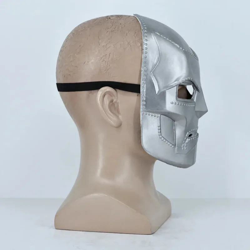 DY20新しいゲームコスプレドクタードゥームマスクラテックススーパーヒーローヴィクターフォンドゥームコスチュームフェイスマスクハロウィンパーティーProp25