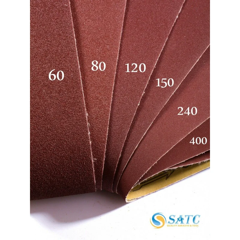 6pcs-set 12sets-carton 6x48 Inch Belt Sander Sanding Belts Aluminum Oxide 60-400 grit Assorted Sandpaper OEM