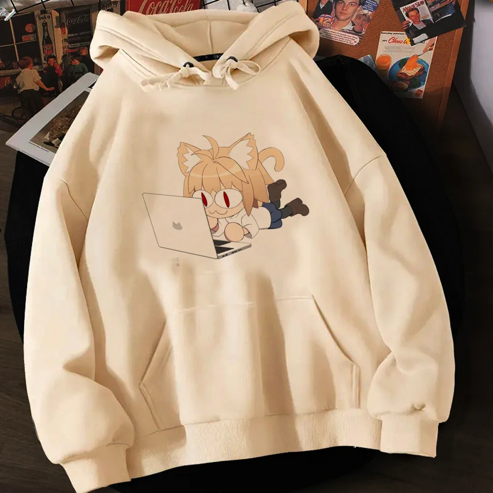 Neco Arc hoodies women streetwear long sleeve top Kawaii aesthetic clothes female aesthetic pulls