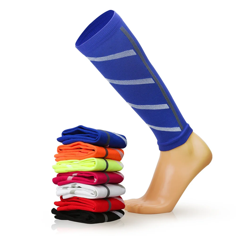 

Функциональные Компрессионные носки для ног для бега, футбола, баскетбола, флуоресцентные носки, гетры