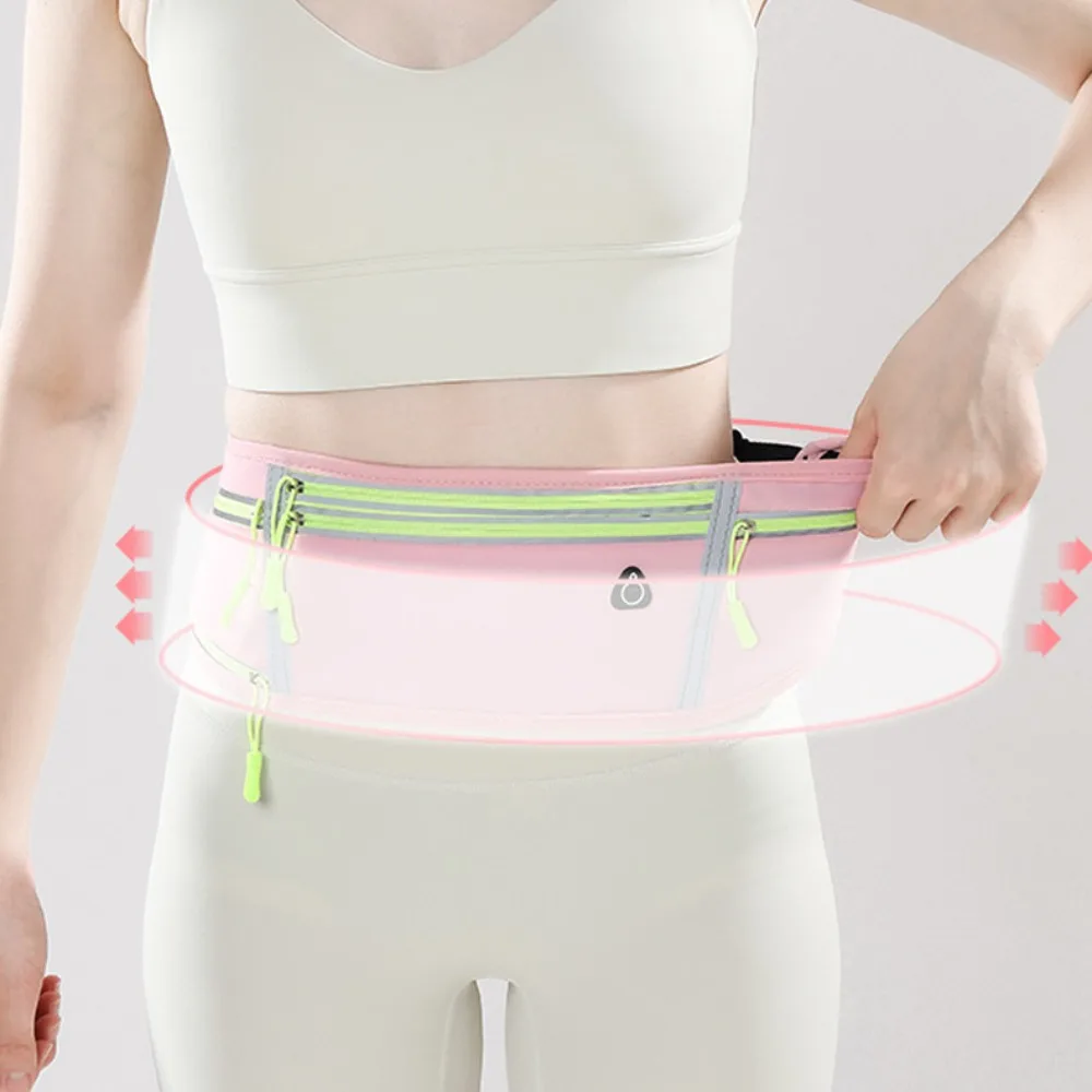 

With Bottle Bag Running Waist Bags Lightweight Waterproof Marathon Running Bag Case Multi-function Sports Phone Bag Sports