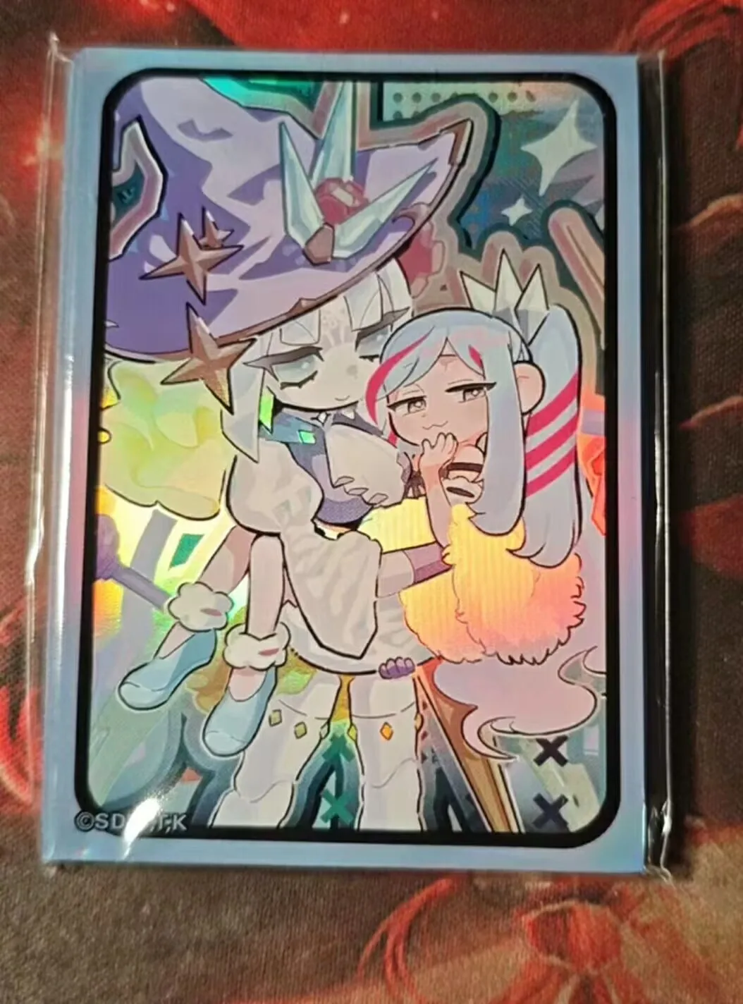 20 Protège-cartes scellés officiels Yugioh KONAMI Duel Monsters YCS Japan Witchcrafter Madame Verre pour collection de cartes de dueliste