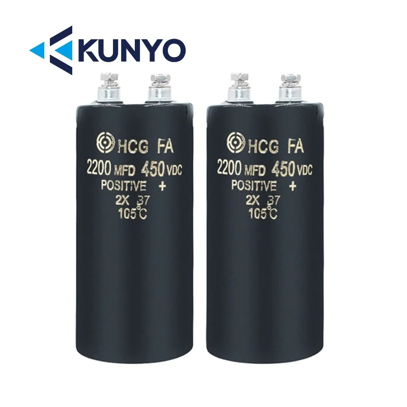 china distributor electronic Components 50*120mm 2200uf 220uf 450v electrolytic capacitor wholesale price