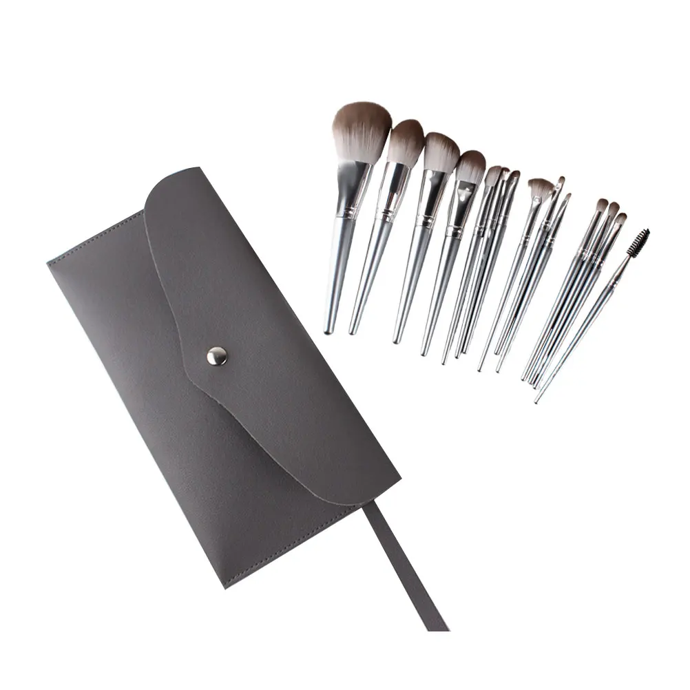 

14 Pcs Makeup Brushes Set Kit Professional Cosmetics Powder Eyeshadow Tools Durable Safe Fine Smooth Surface Design