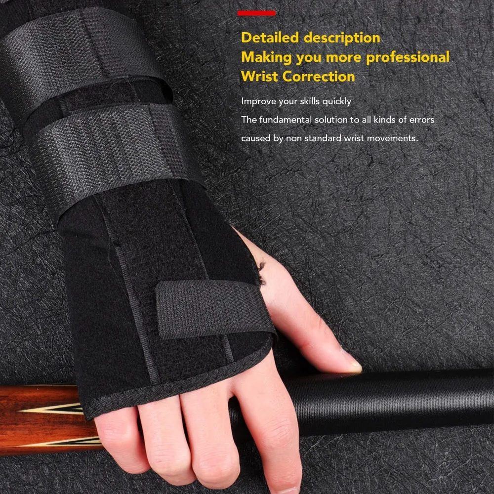 Adjustable Elastic Snooker Wrist Brace Wrist Support Oxford Cloth Billiard Training Wrist Correct Equipment