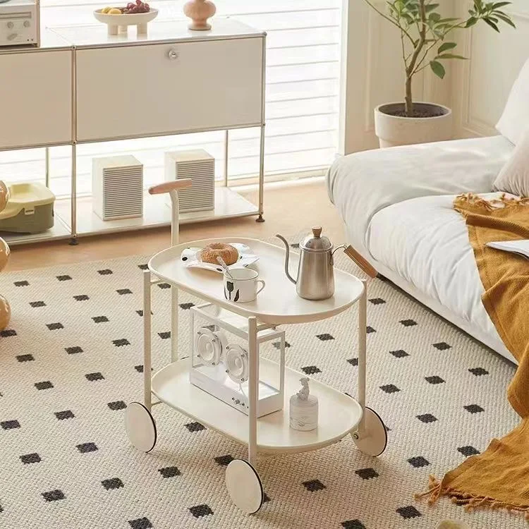 2024 New Model Living Room Coffee Table End Sofa Side Cabinet Movable Bedside Table Simple Mini Bedside Entryways 짱구테이블 Moveis image 5