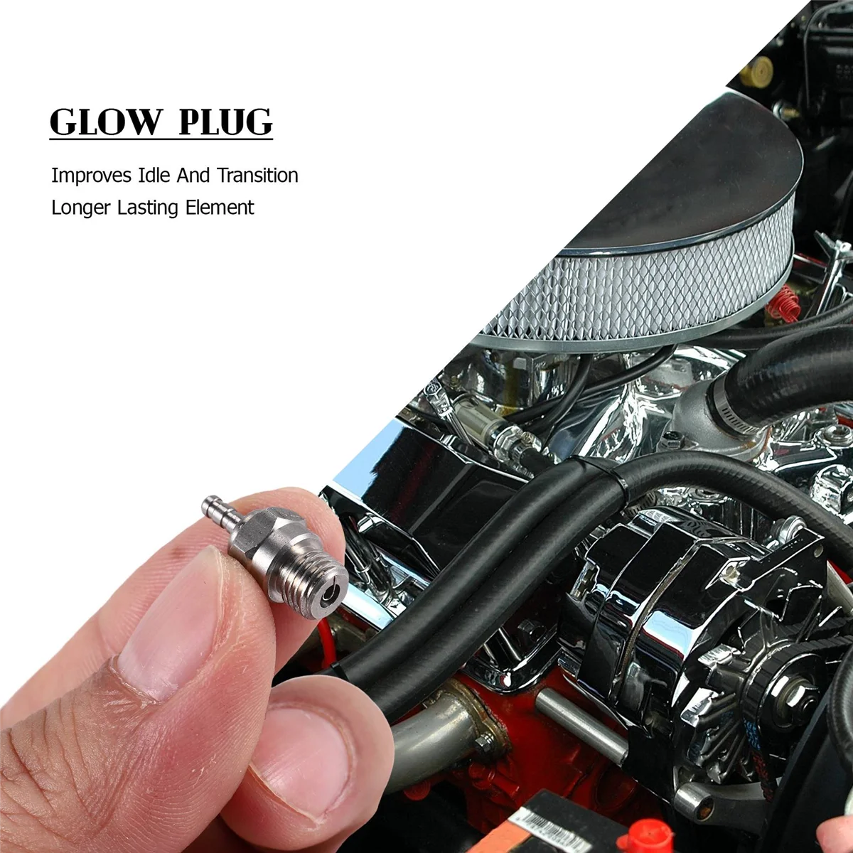 N4ประกายหัวเผาเครื่องยนต์ร้อนสำหรับ70117 1/10อะไหล่เครื่องยนต์ไนโตรรถบังคับวิทยุ1/2