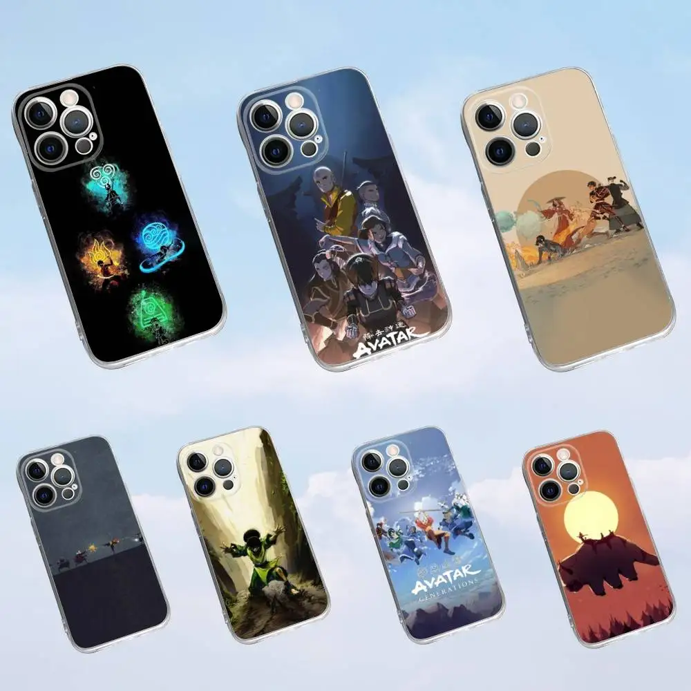 

the l-last A-Airbender ES Phone Case For iPhone 16,15,14,13,12,11 Pro,Max,Plus,X,XS,XR,SE,Mini Transparent Silicone Soft