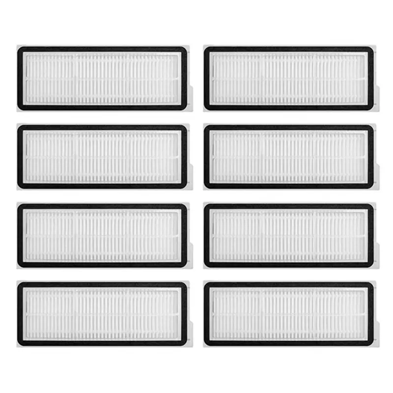 YANA50I 8PCS Hepa Filter For Roborock Q Revo Maxv / Roborock P10 Pro Robot Vacuum Cleaner Replacement Parts Accessories