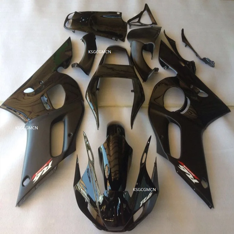 New ALL Black Fairings Kit Fit For Yamaha YZF 600 R6 98 99 00 01 02 Cool YZF-R6 1998-2002 ABS Motorcycle Fairing parts