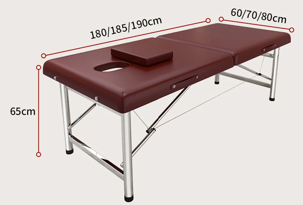 High quality portable folding beauty bed soft massage bed tattoo treatment bed