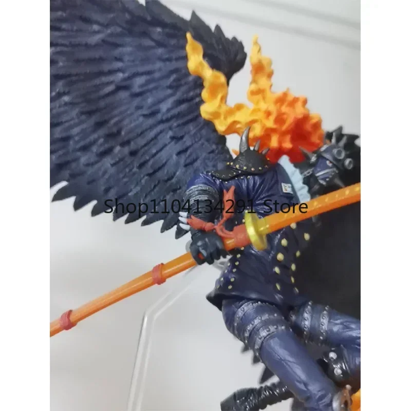 Oryginalna figurka anime One Piece od Bandai, figurka akcji KING, zabawka nagroda dla dzieci, kolekcjonerski model, ozdoby, lalki.