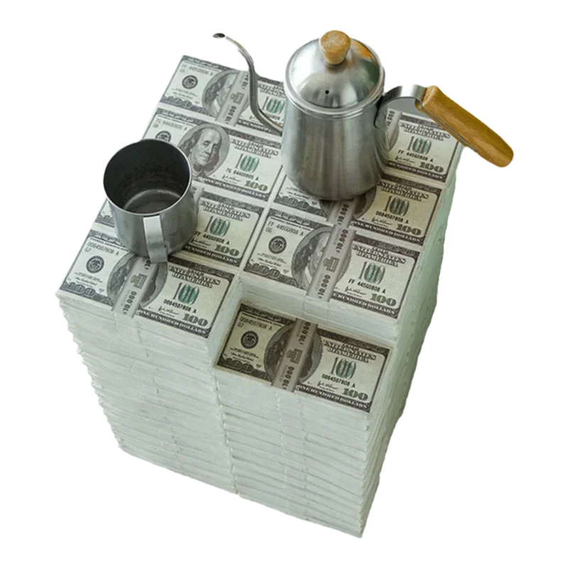 

Dollar stool Internet celebrity bill shoe stool living room trend personality ornament decoration creative soft decoration