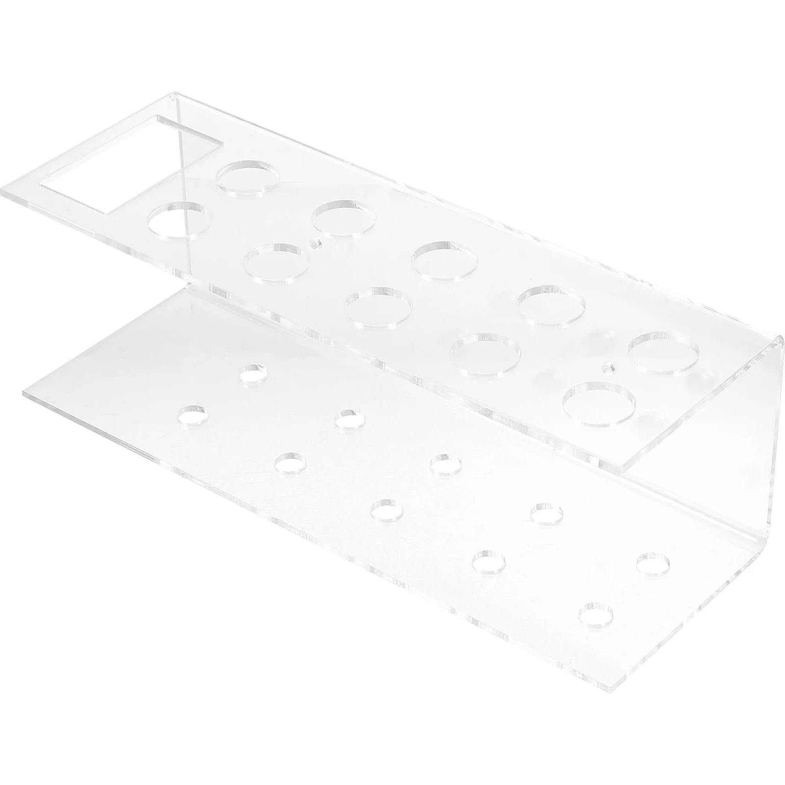 

10 Holes Holder Acrylic Pen St Desk Markers Storage Holder Clear Storage Rack Desk ganizer Stationery Container