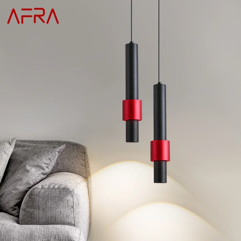 

AFRA Modern Hanging Pendant Light LED Nordic Creative Simply Bedside Chandelier Lamp For Home Dining Room Bedroom Bar