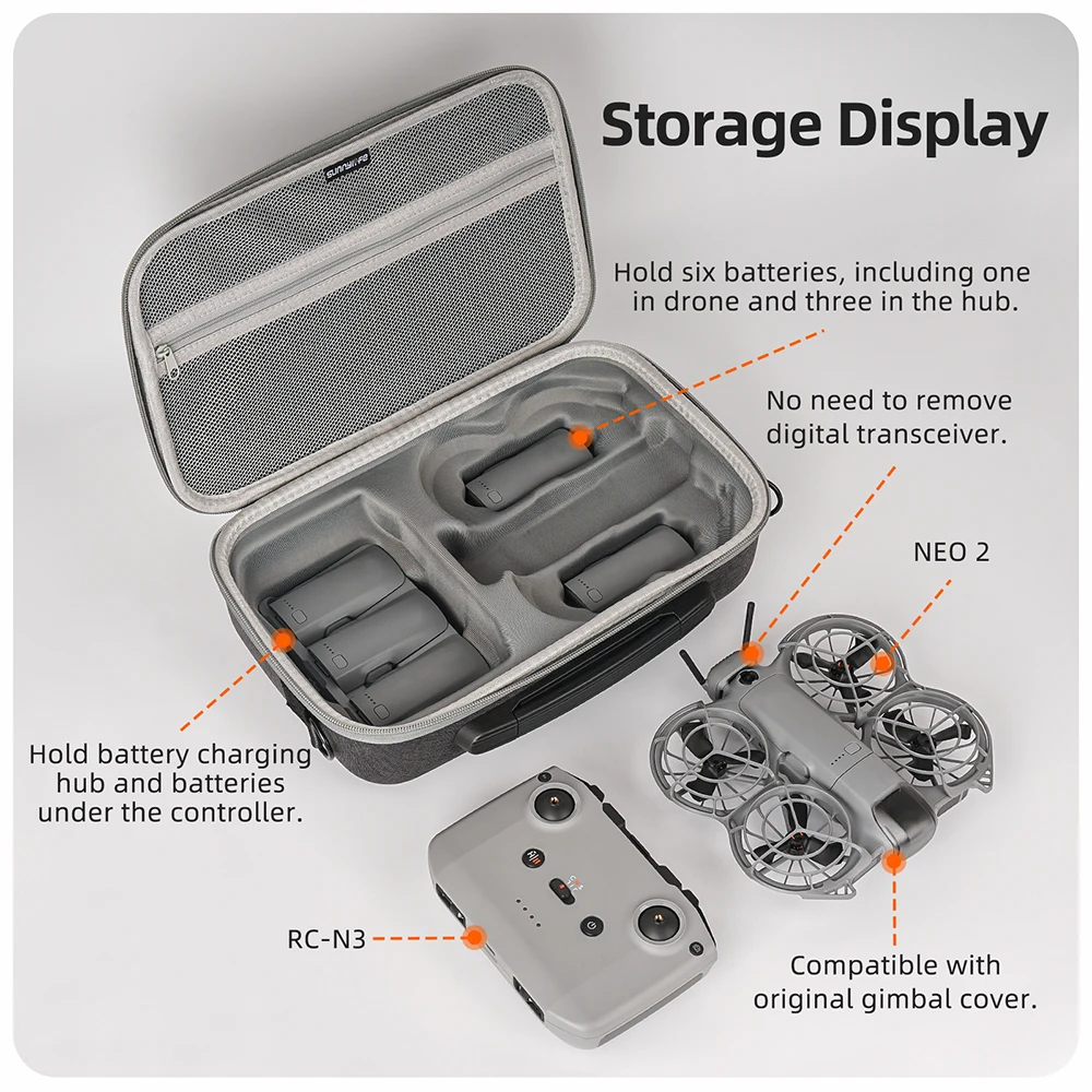 Portable Carrying Case for DJI - đánh giá và giá Drone Carrying Bag