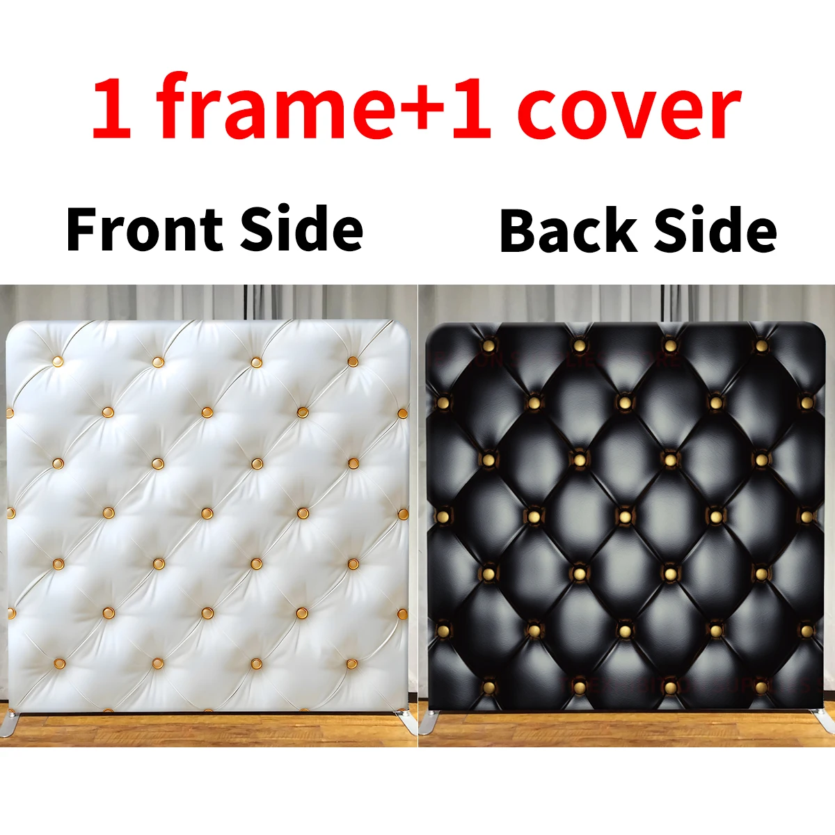 Photo Booth Backdrop Stand Cover Custom banner Square Wall Background for Wedding Birthday BabyShower Photography Photo Studio image 3
