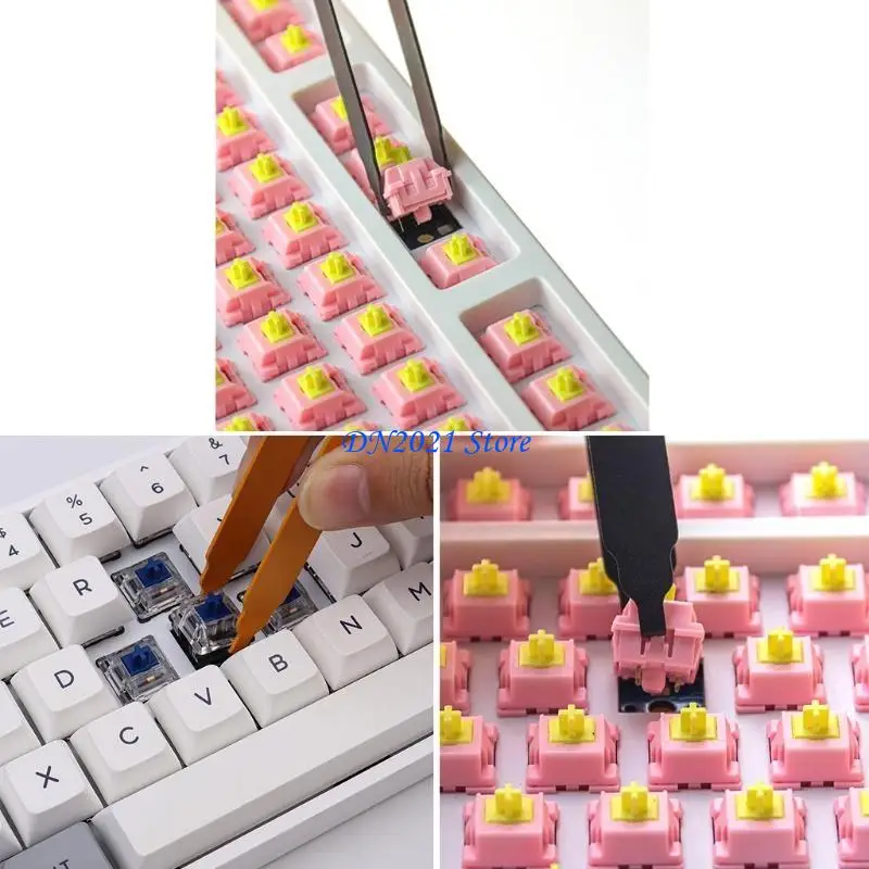 

F3KE Stainless Steel Kailh Switch Puller for Keyboard Gaming Gamer Maintenance Tools