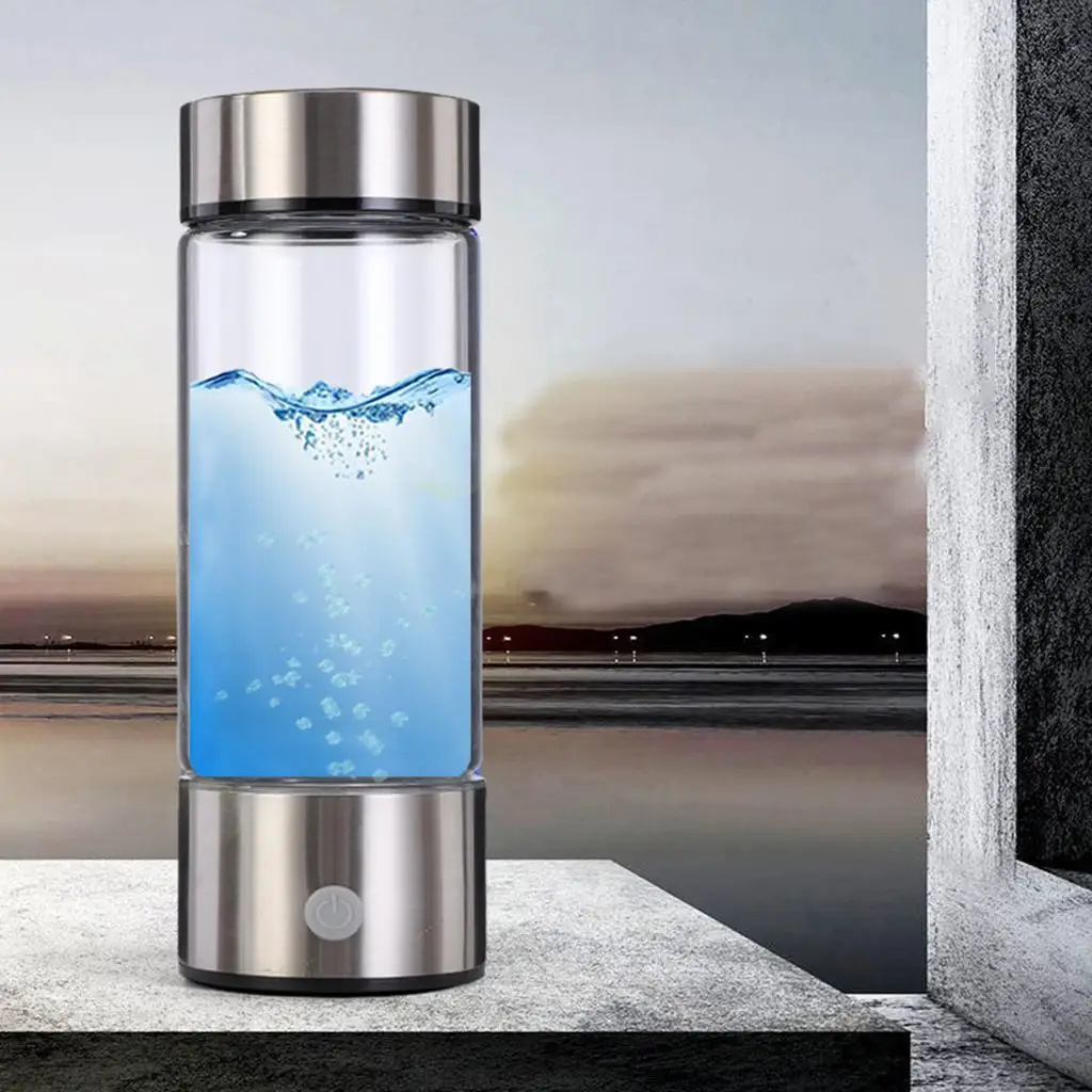 Hydrogen Water Bottle Machine Generator Portable Electric Hydrogen Rich Water Cup Glass Quality Filter Healthcare Water Cups USB