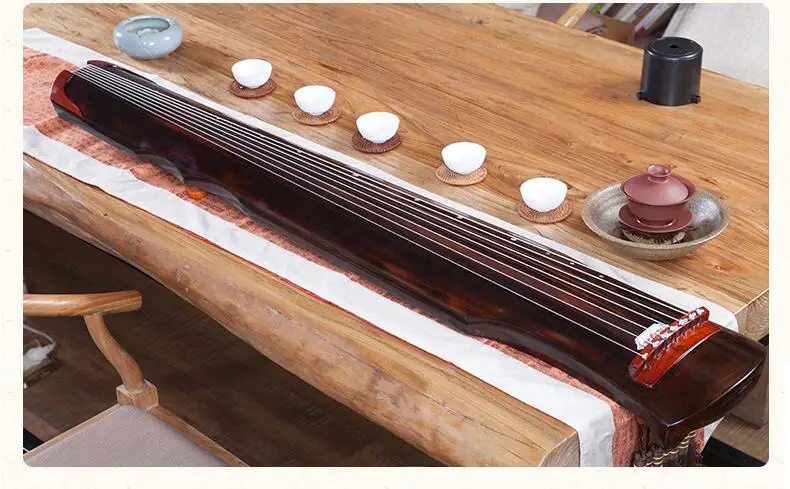 High Quality Guqin Fuxi-type Old Paulownia 7 Strings Guqin Master Recommended For Beginners Professional Practice Chinese Zither