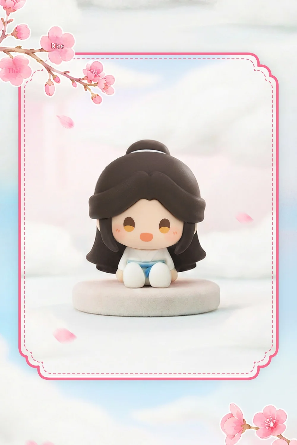 Echte Heaven Official's Blessing TGCF One Thought Blooms Blind Box Mini-Sitzfigur, Schreibtischdekoration, Sammlerstück, Geschenk – Detail 12