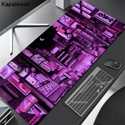 900x400 Large Mouse Pad Office Desk Mat Japan Neon City PC Laptop Gamer Mousepad XXXL 1000x500 Art Table Rug Gaming Mouse Mat