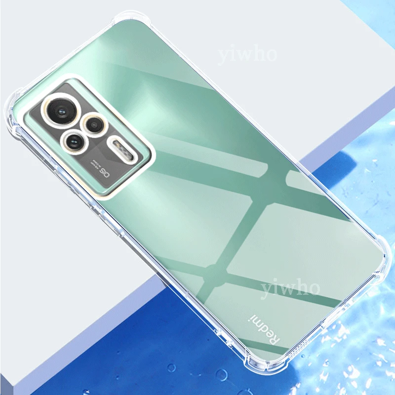 Защитный чехол для телефона xiaomi Redmi K60, мягкий прозрачный силиконовый чехол из ТПУ, задняя крышка K60E K60 Pro K50 Ultra K40 K50i Gaming