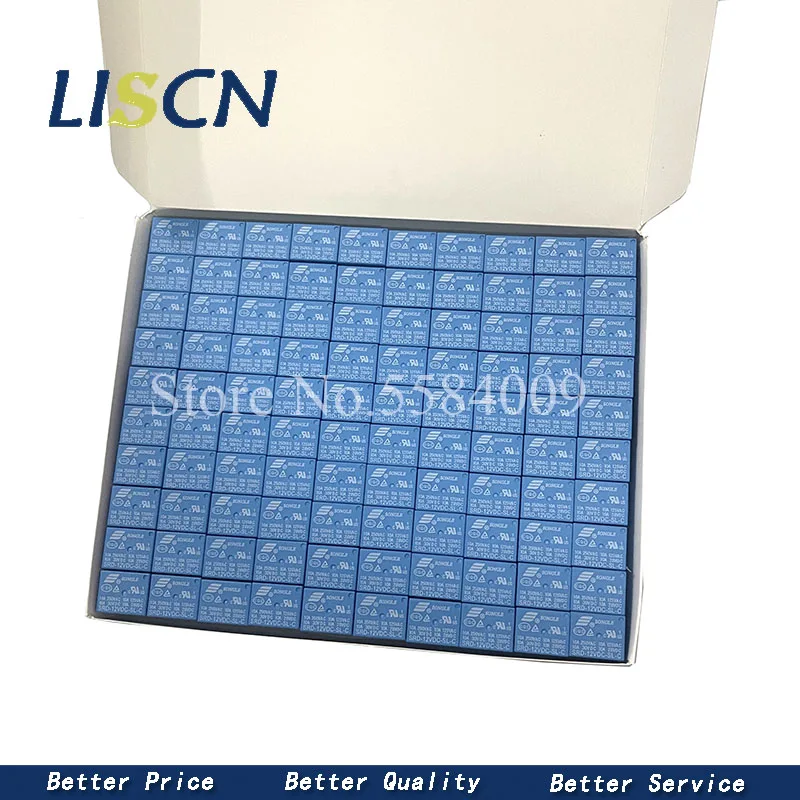 100PCS/LOT SRD-03VDC-SL-C SRD-05VDC-SL-C SRD-12VDC-SL-C SRD-24VDC-SL-C 3V 5V 6V 9V 12V 24V 48V Relay 10A 250V  4/5PIN