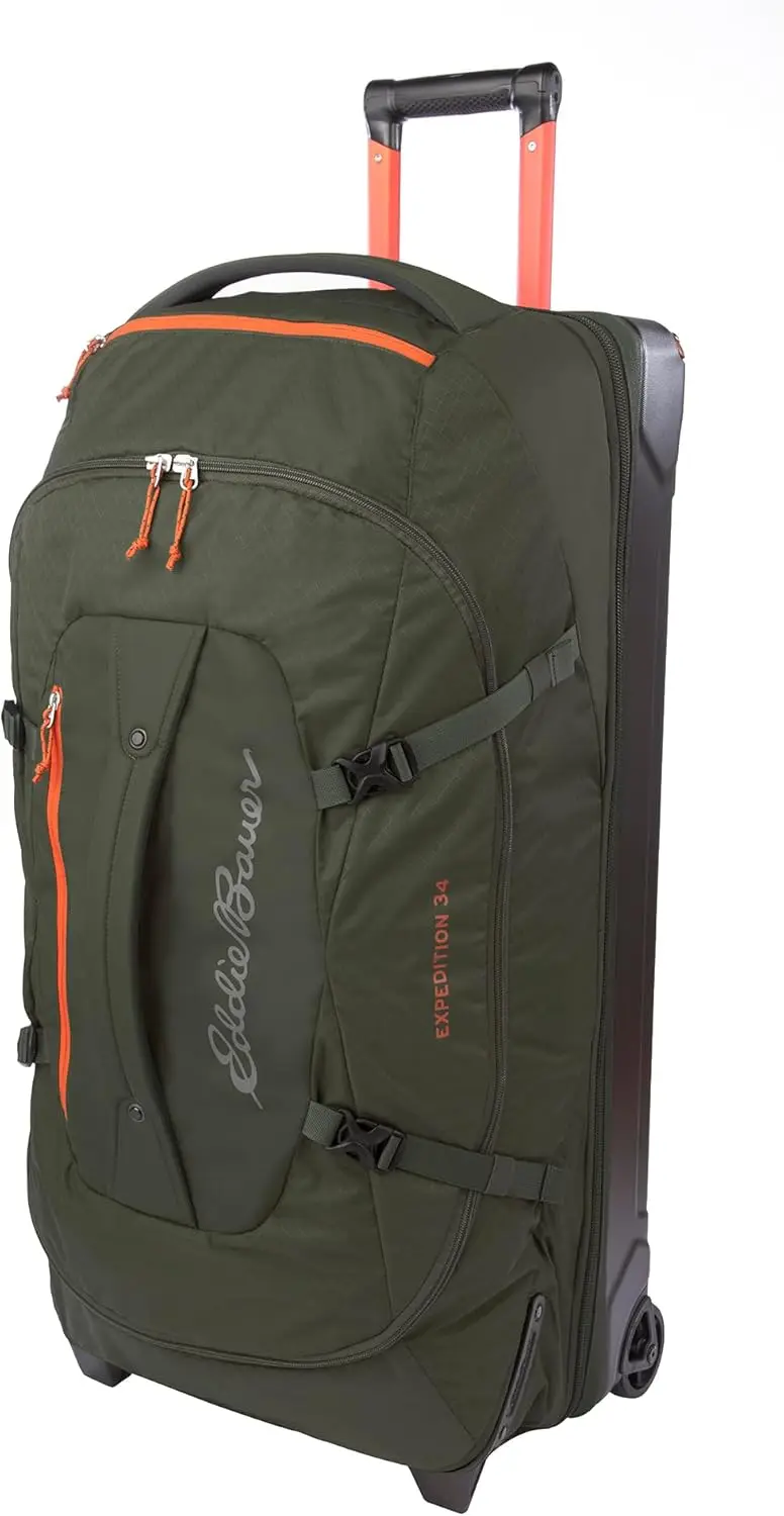 Expedition Duffel Bag 2.0-Made from Rugged Polycarbonate and Nylon, Dark Thyme, 34L