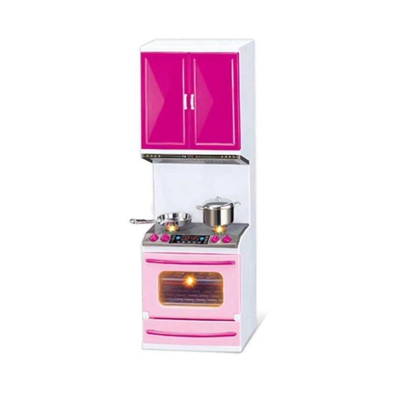 Bộ Tủ Bếp Mô Phỏng Trẻ Giả Vờ Chơi Dụng Cụ Nấu Ăn Mini Dol 15UB