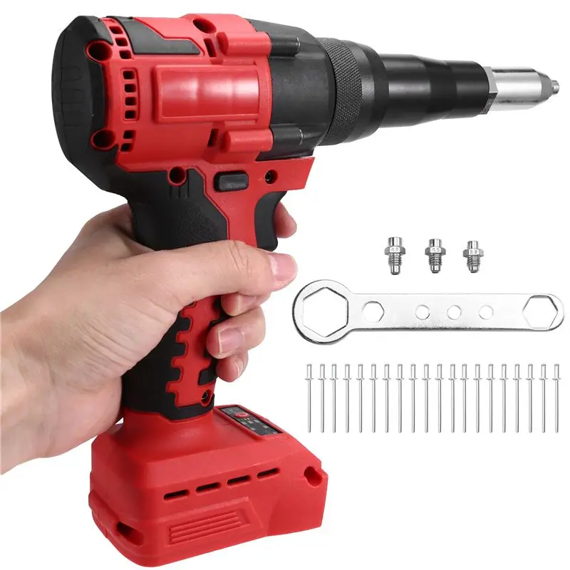 RABIT AS59~ Cordless Rivet Gun Brushless 4.8Mm Rivet Nut Gun Automatic Riveting Tool For 18V 20V Battery (No Battery)