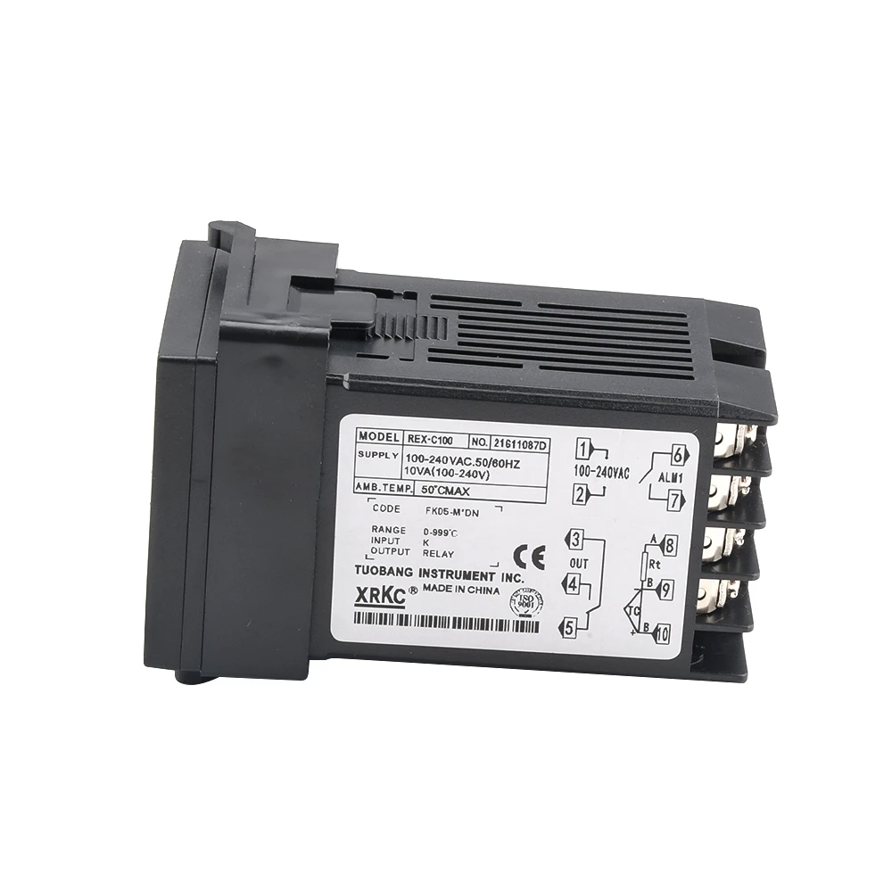 REX-C100 Digitaler intelligenter PID-Temperaturregler Universal/K Typ REX C100 Thermostat SSR-Relaisausgang – Detail 10