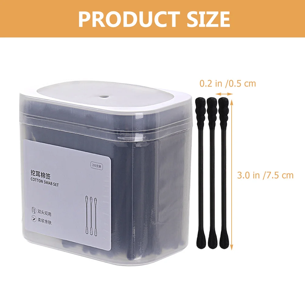 Cotton Swabs Ear Cleaning Tool One Time Use Swabs Makeup Cleaning Cotton Sticks Multipurpose Home Travel Essentials