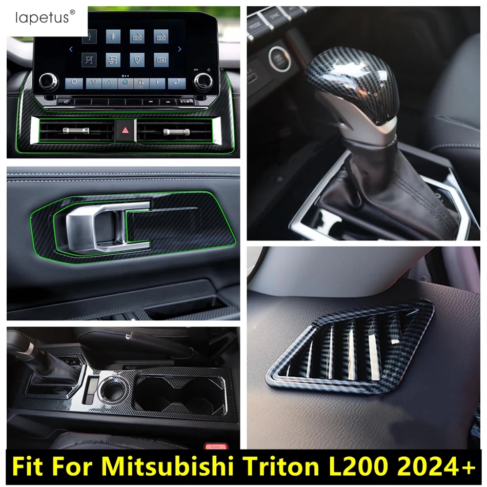 

Handle Bowl / Gear Shift Head Handle / Side Conditioning Air AC Vent Cover Trim Accessories For Mitsubishi Triton L200 2024 2025