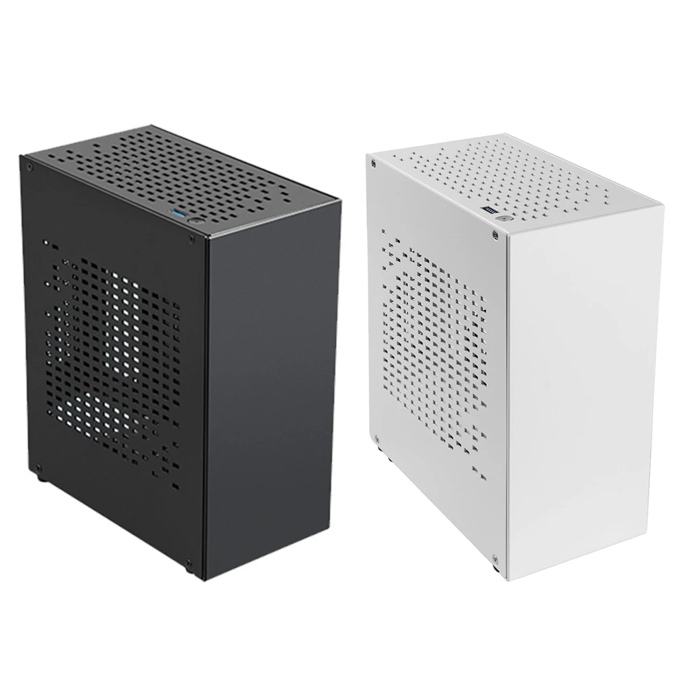 

Mini ITX Case, SFF Small Form Factor PC Case Supports GPU Graphics Card, fit FLEX-Small 1U Power Supply