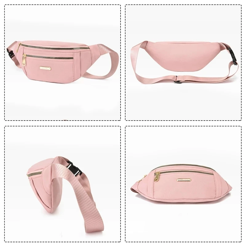 Waist Fanny Pack Male Female For Women Men Bag Shoulder Belt Hip Bum Belly Waterproof Crossbody Cross Body Handbag Kangaroo Lady