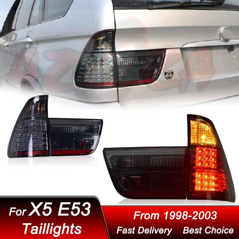 

Pop Car Styling Tail Lights For BMW X5 E53 1998-2003 New Style FULL LED Tail Lamp Dynamic Turn Signal Light Tail Lamp Assembly