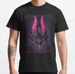 Hunting Club Dark Eclipse Hunter monster wyvern dragon Gaming T-Shirt for Men  Fun 100% Cotton Tees  T Shirts Original Clothing