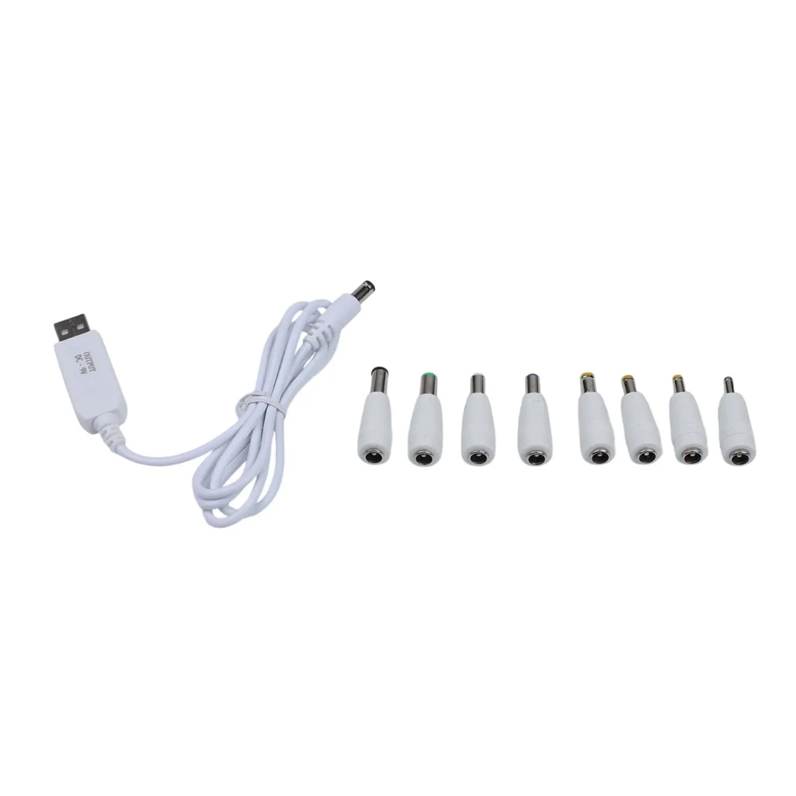 Interchangeable Adapters DC Power Cable For Easy Charging Interchangeable Connector Sizes Lightweight Power Kit