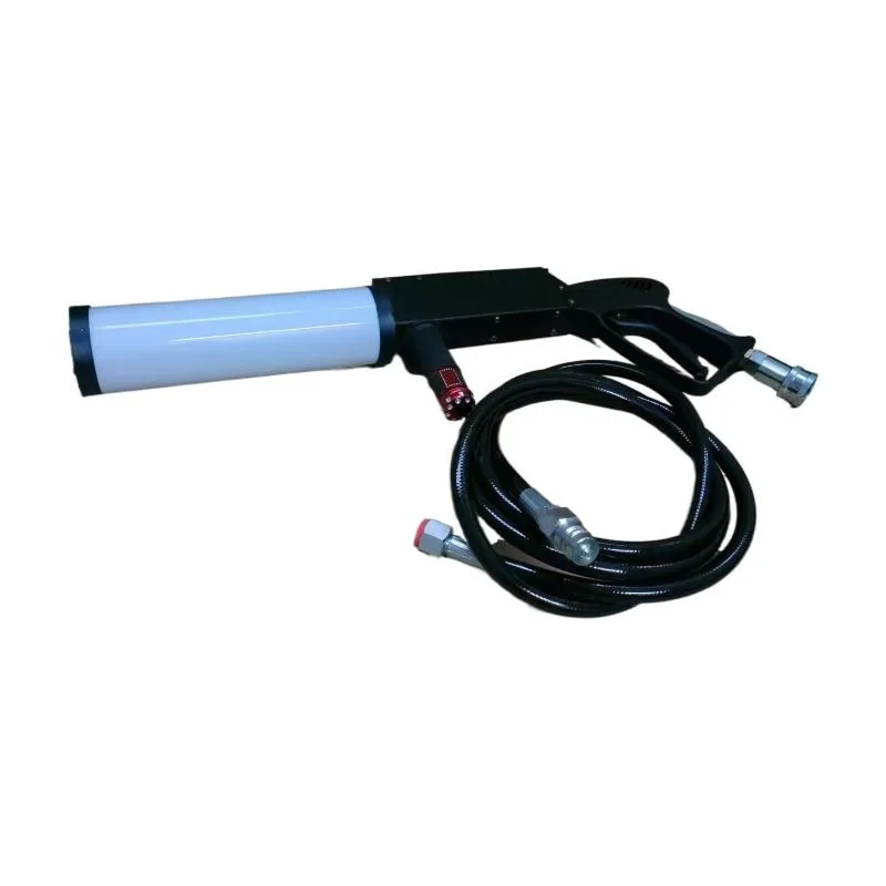 LED carbon dioxide air column gun CO2 handheld atmosphere gun dry ice gun bar wedding stage smoke machine special effects