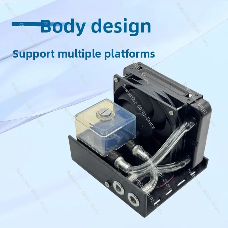 Integrated water cooling radiator for:  *   optoelectronics *   industrial machinery