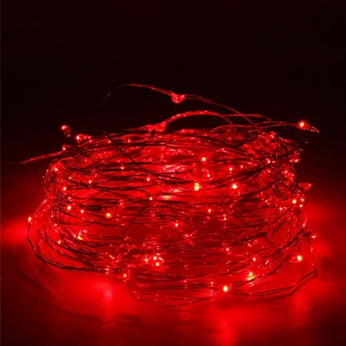 1/5/20M USB LED Lichterketten Kupfer Silber Draht Girlande Licht Wasserdichte Lichterkette Für Weihnachten hochzeit Party Dekoration