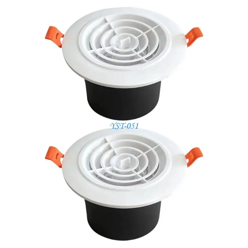 E15A Pair Of Adjustable Air Covers 75mm Size hard Build Simple Assembly