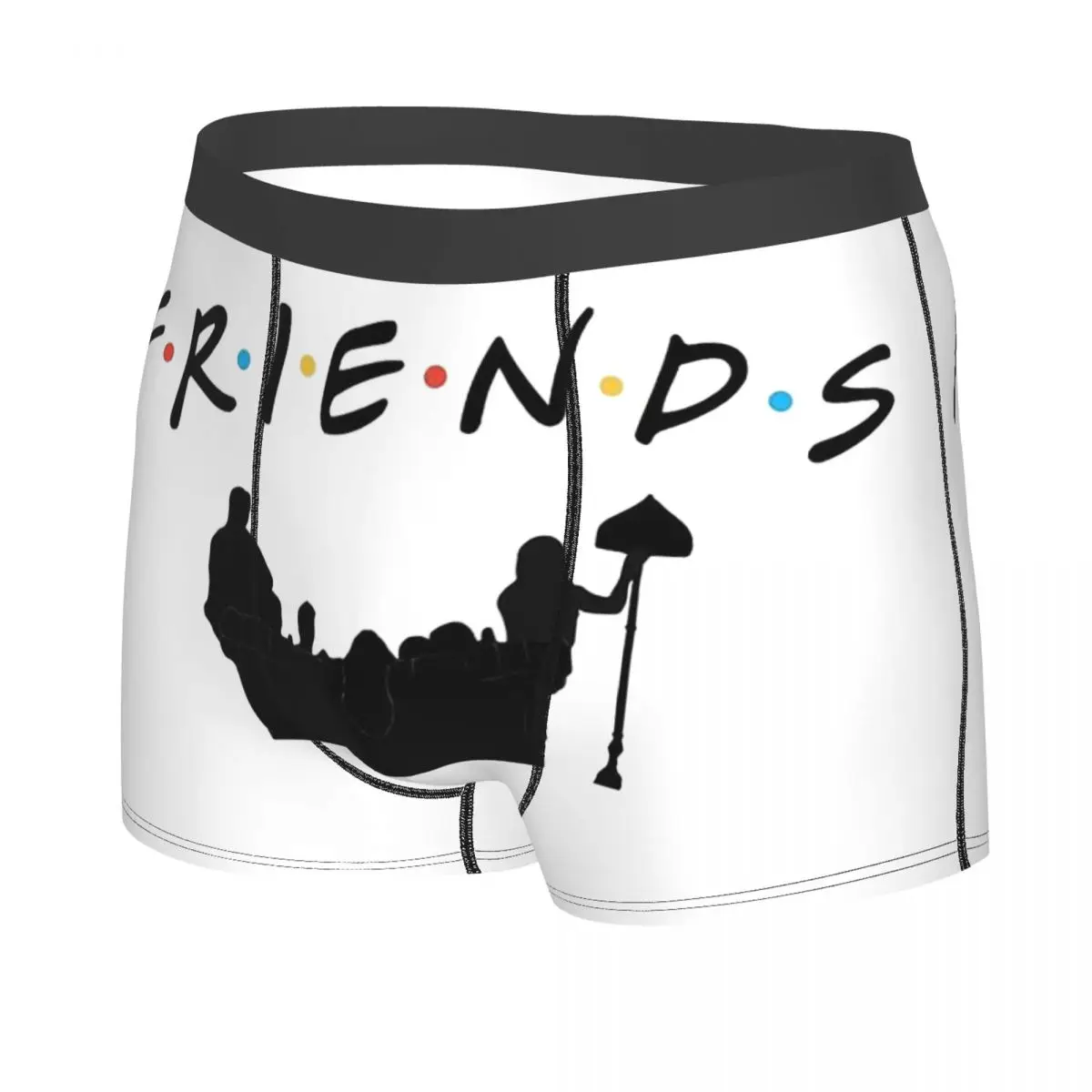 Colorful Pair Best Friends TV Show Mencosy Boxer Briefs,3D printing Underpants, Highly Breathable High Quality Birthday Gifts