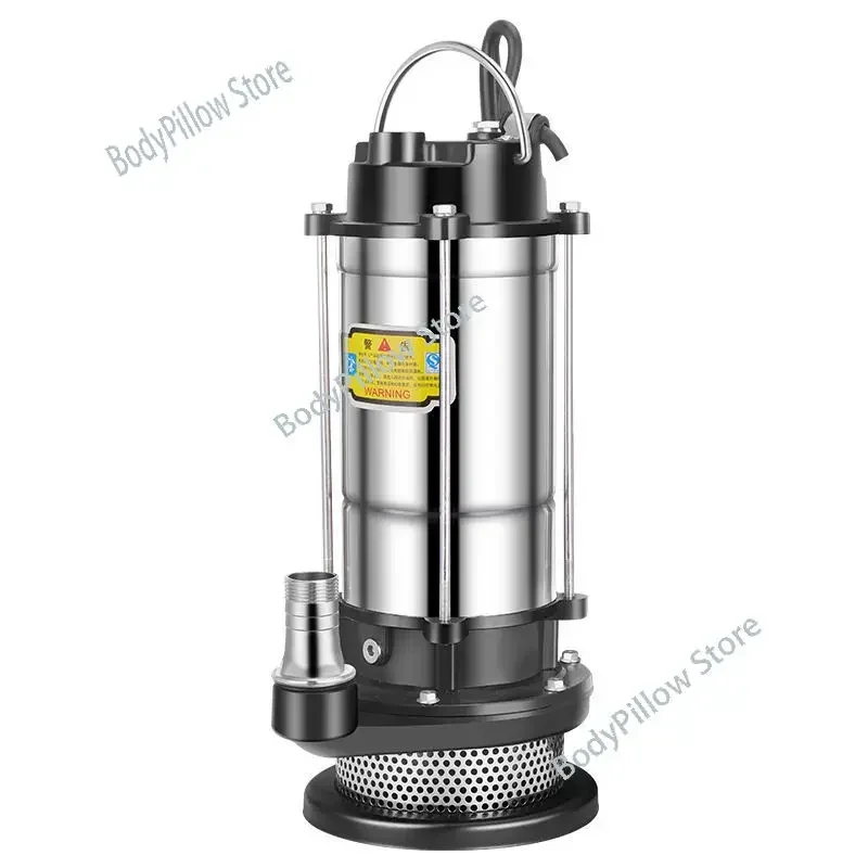 

220V Stainless Steel Submersible Pump Agricultural Pumping Garden Tools Underwater Sewage Self-priming Pump Drainage Lrrigation