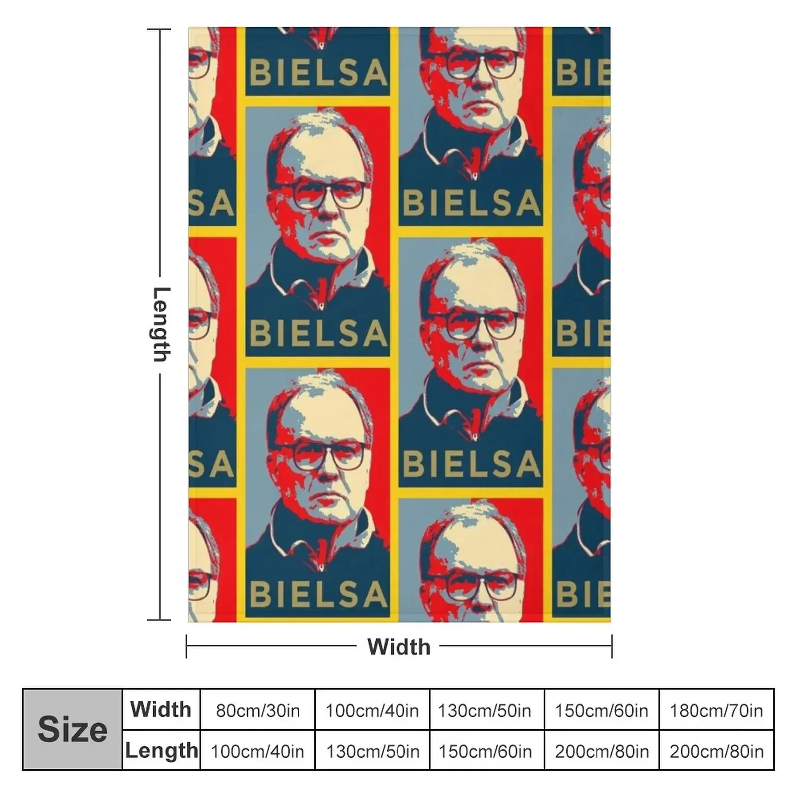 Marcelo Bielsa Artwork Throw Blanket Shaggy Polar Kid'S Soft Big Blankets