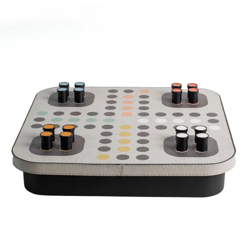 Modern Light Luxury Chess Board Game Set Decoration for Living Room, Study, Bedroom, Hotel, Sales Office, Model Room