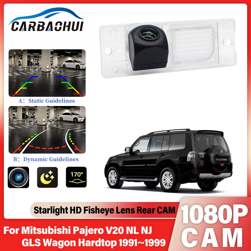 Full HD Night Vision For Mitsubishi Pajero V20 NL NJ GLS wagon hardtop 1991 1992 1993~1999 Car Rear View Reverse Backup Camera